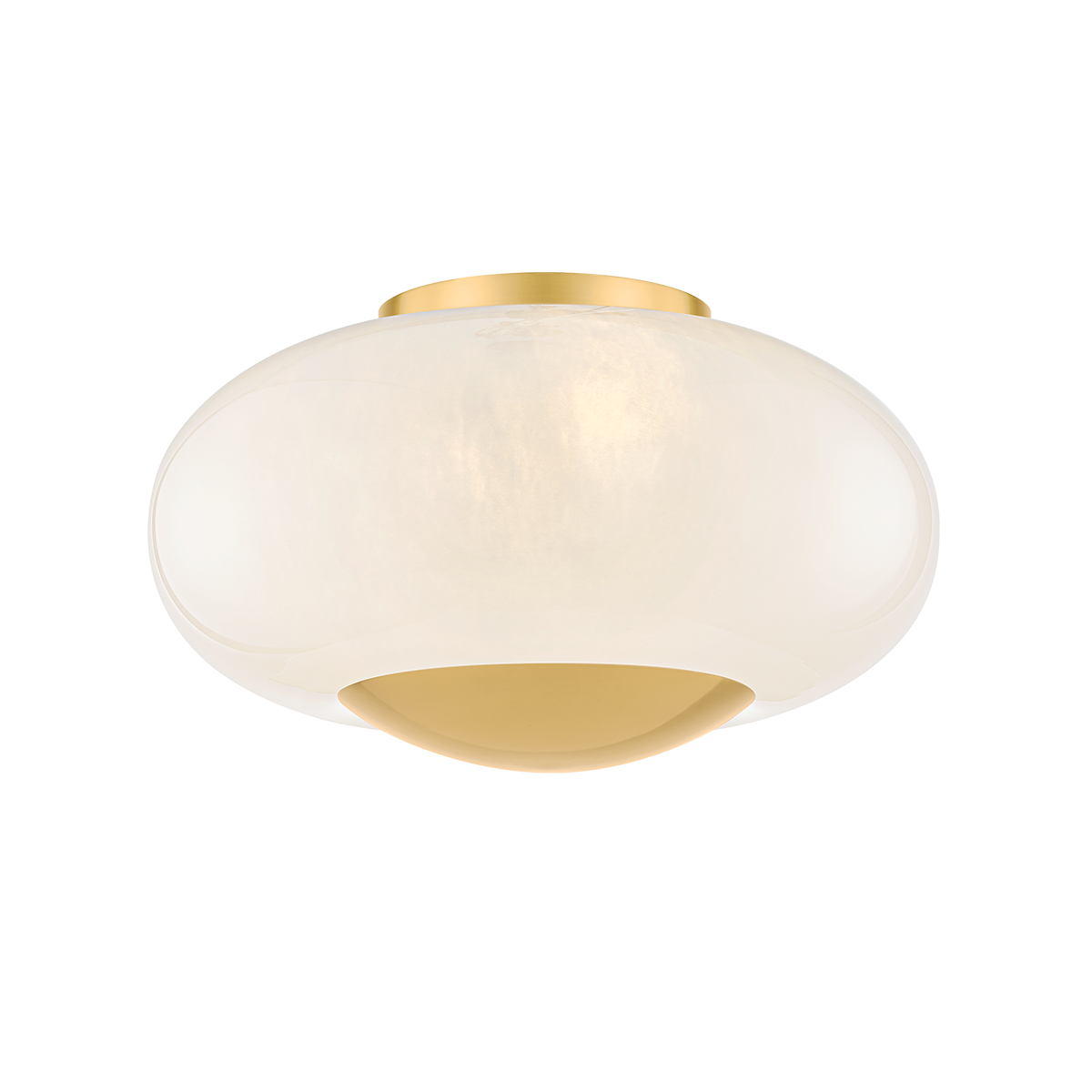 Lottie Flush Mount - 2-Light - Aged Brass - Mitzi H899501-AGB