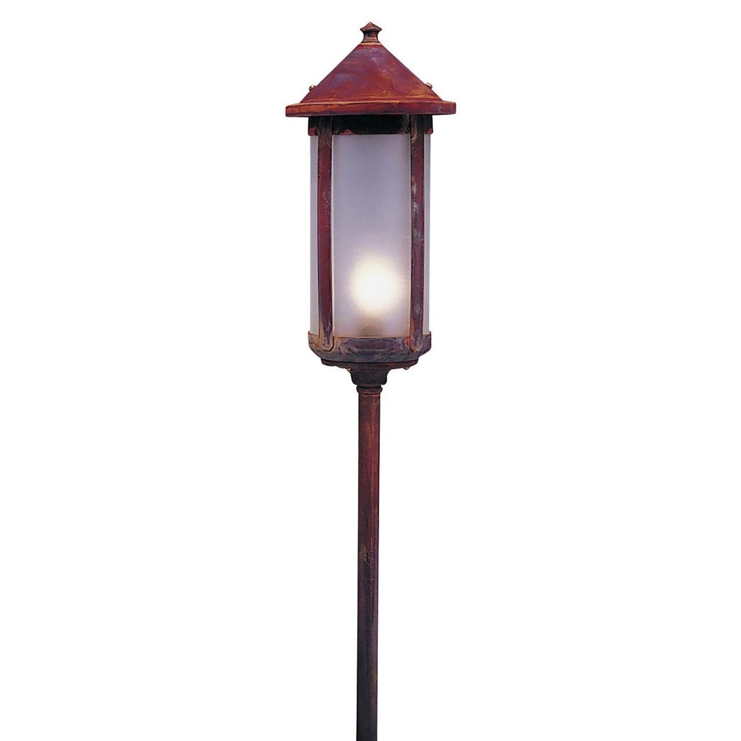 Low Voltage 6″ Berkeley Long Body Stem Mount - LV24-B6LF-RC - Raw Copper by Arroyo Craftsman