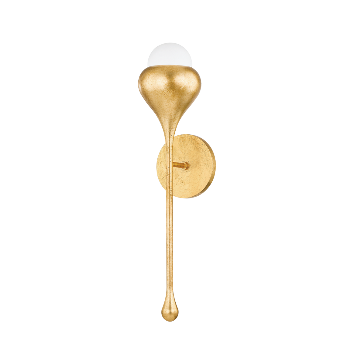 Luciel Wall Sconce - 1-Light - Vintage Gold Leaf - Mitzi H850101-VGL