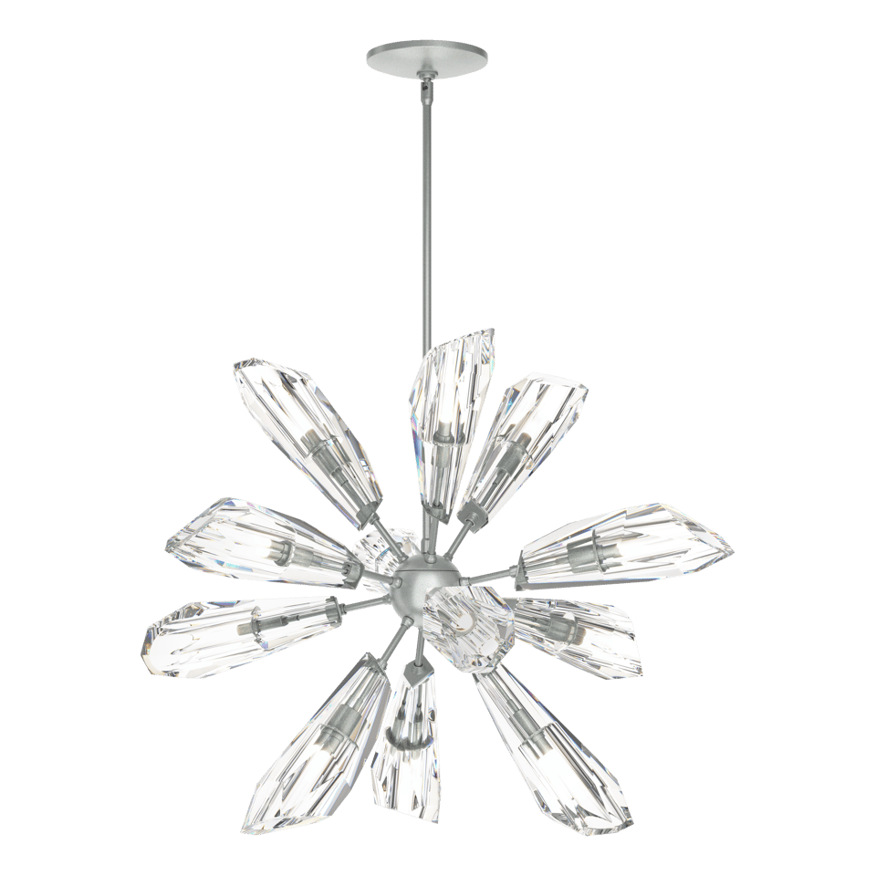 Luma 12-Light Starburst Pendant - Vintage Platinum by Hubbardton Forge