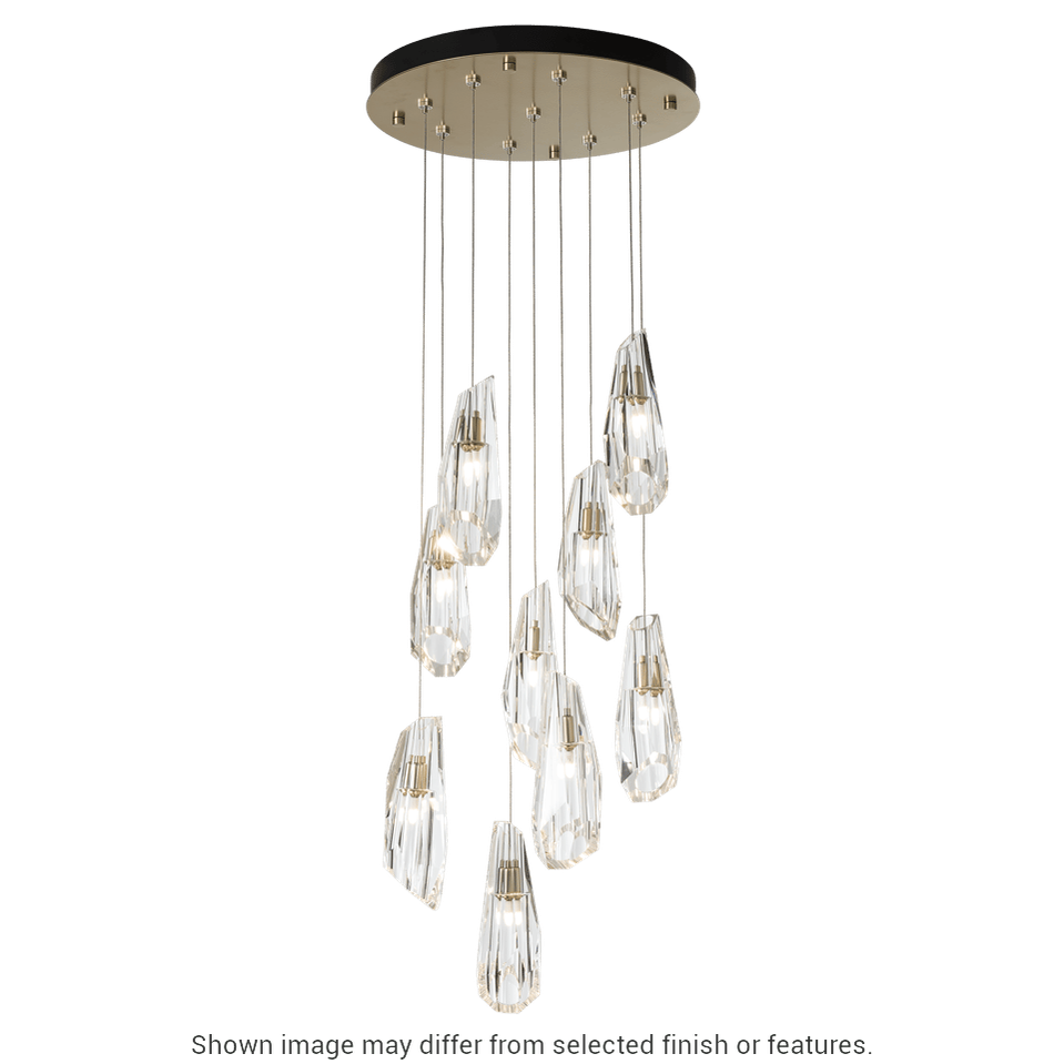 Luma 9-Light Large Crystal Pendant - White by Hubbardton Forge
