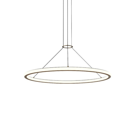 Luna 36" LED Round Pendant - Brass - 2700K by SONNEMAN