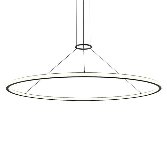 Luna 60" LED Round Pendant - Brass - 2700K by SONNEMAN
