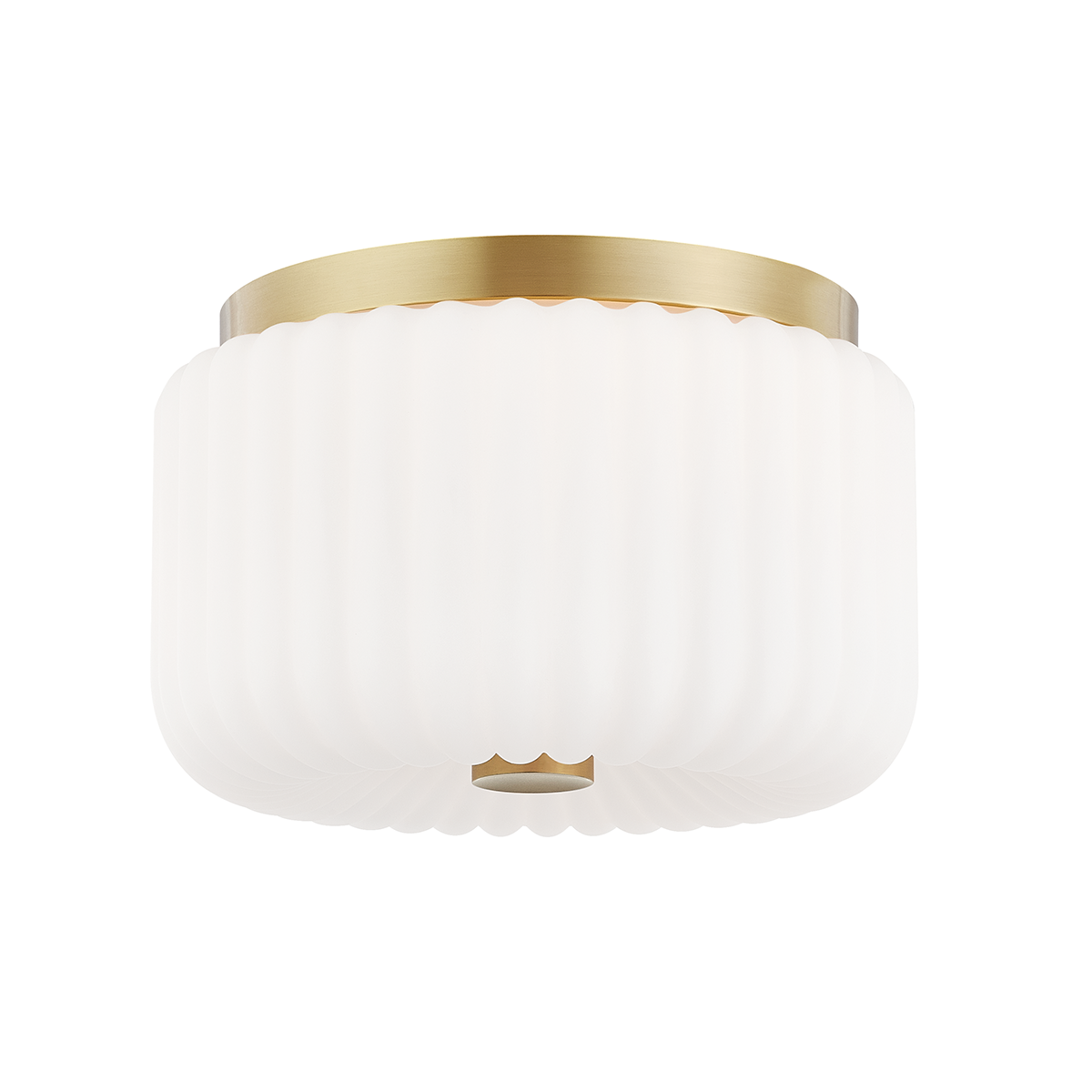 Lydia Flush Mount - 2-Light - Aged Brass - Mitzi H340502-AGB