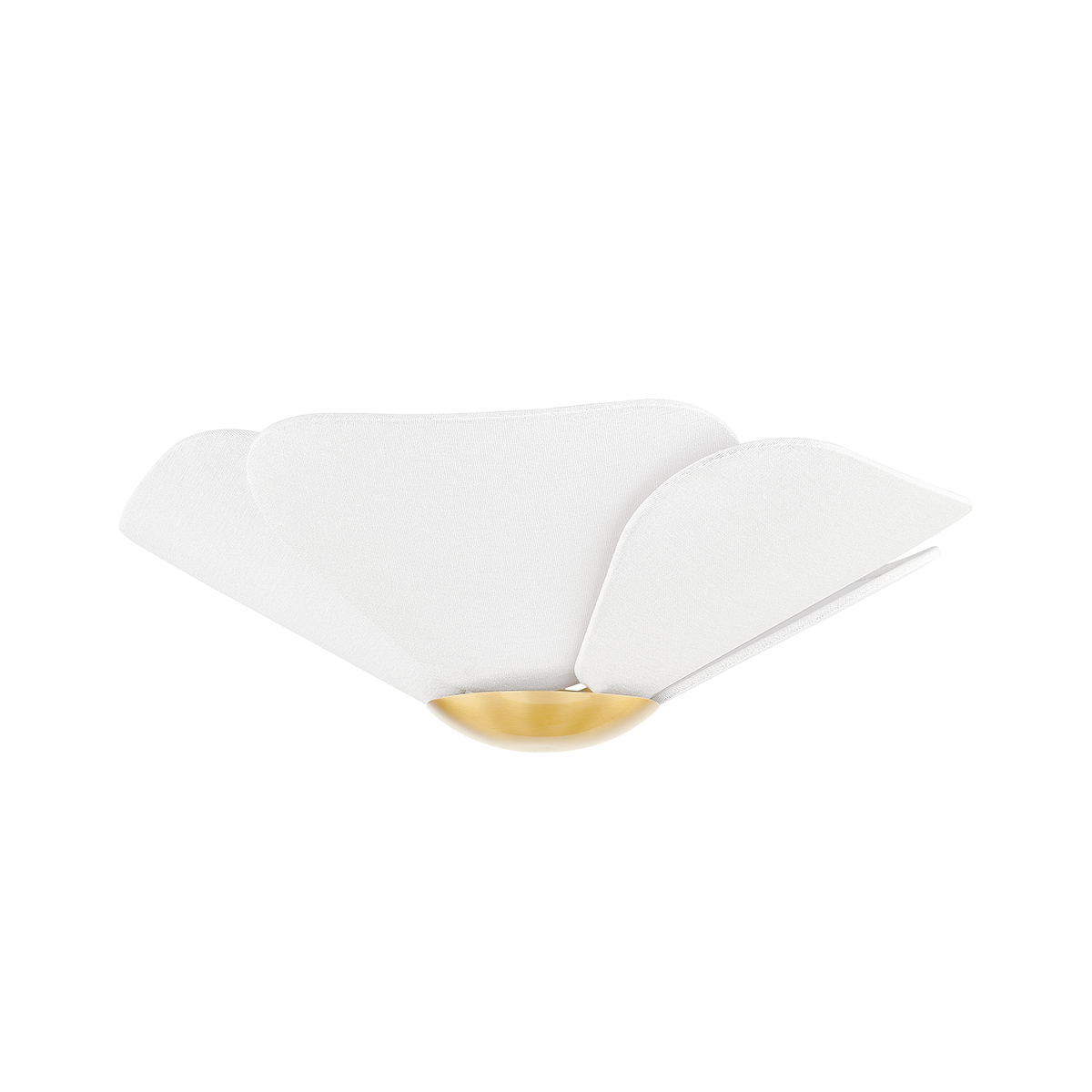 Madeline Flush Mount - 1-Light - Aged Brass - Mitzi H814501-AGB