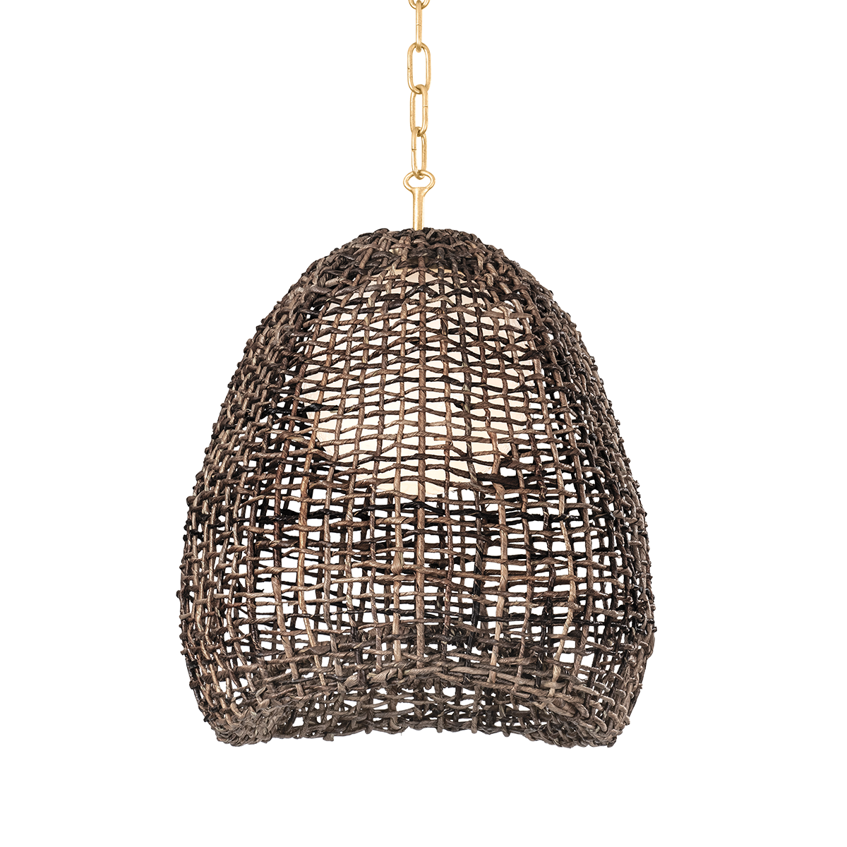 Maester Pendant - 1-Light - Vintage Gold Leaf - Troy Lighting F2316-VGL