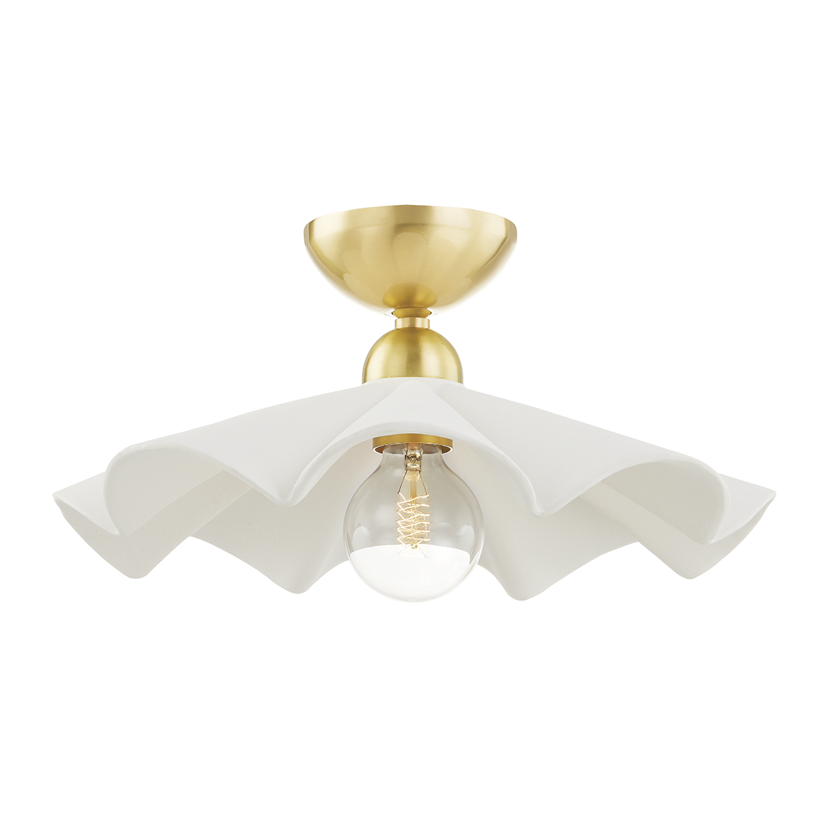 Maisie Pendant - 1-Light - Aged Brass - Mitzi H712701-AGB/CTW