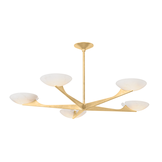 Malachite Chandelier - 5-Light by Corbett Lighting