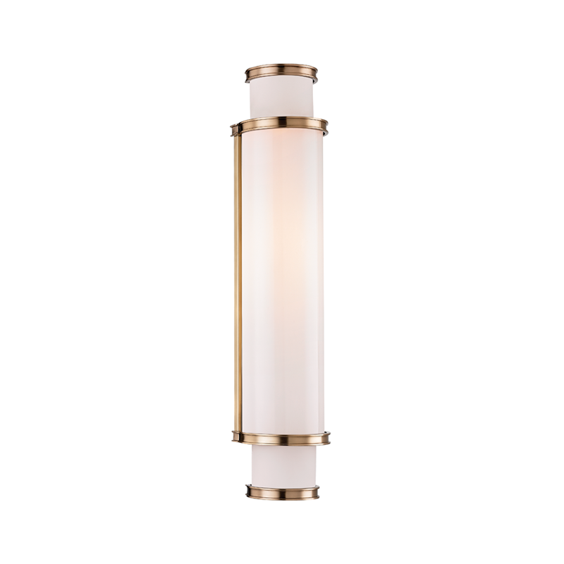Malcolm Wall Sconce - Aged Brass by Hudson Valley Lighting