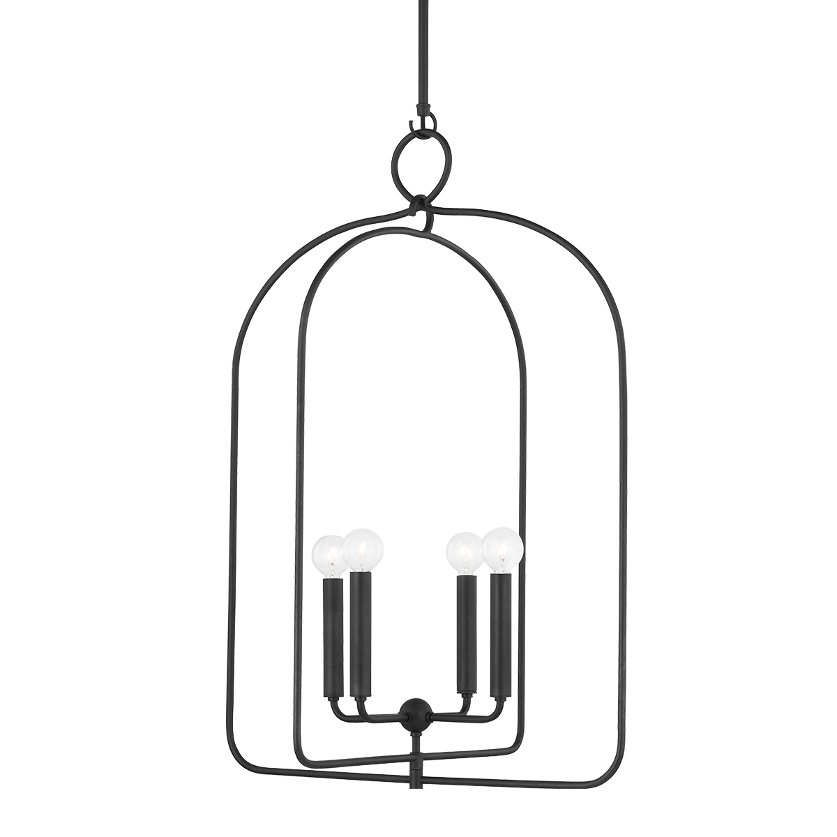 Mallory Large Pendant - 4-Light - Aged Iron - Mitzi H512701L-AI