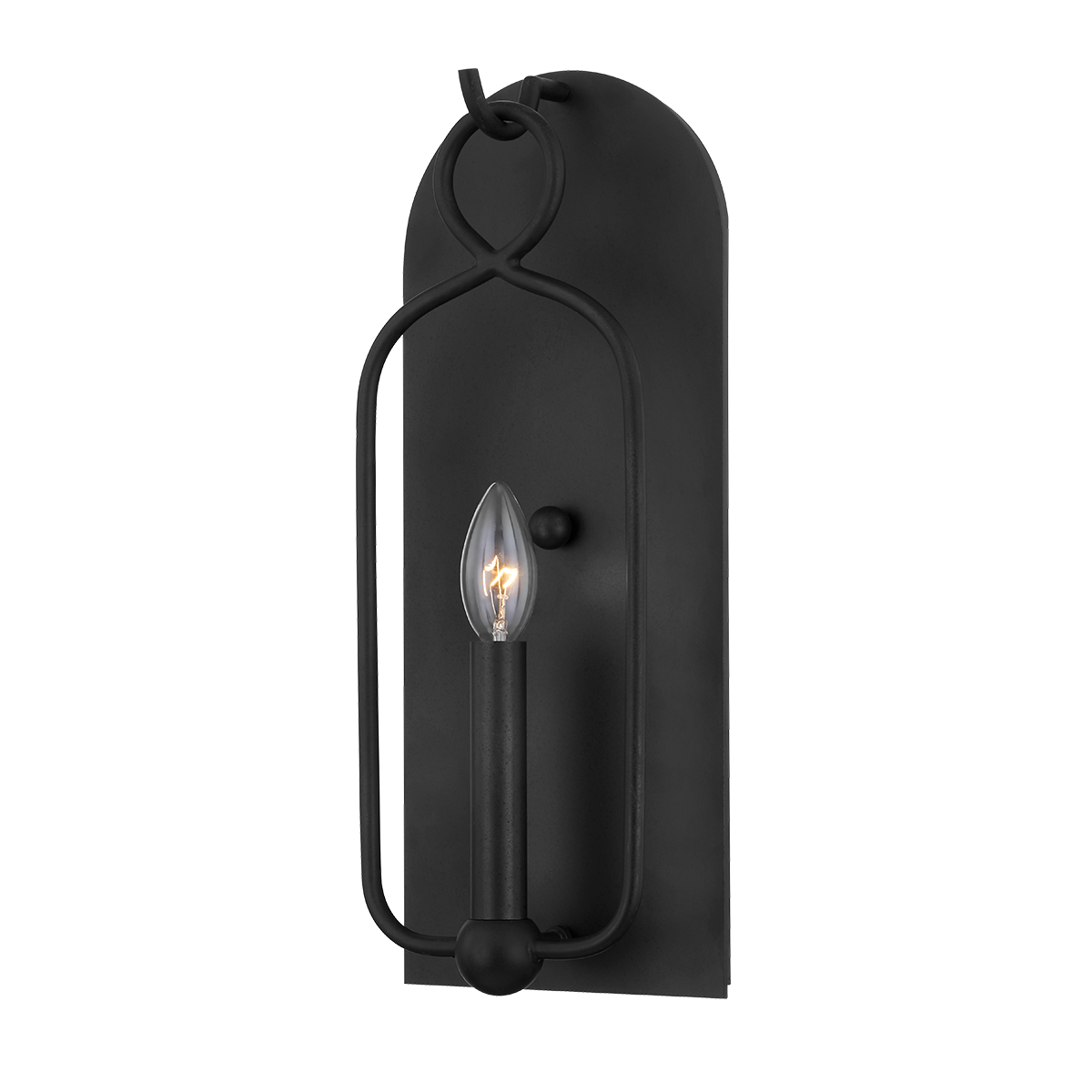 Mallory Wall Sconce - 1-Light - Aged Iron - Mitzi H512101-AI