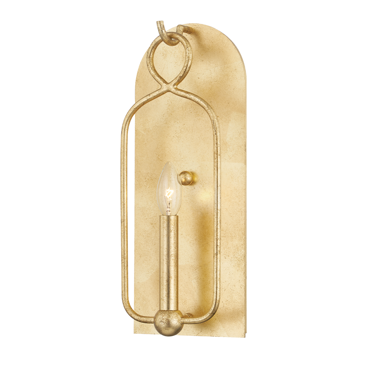 Mallory Wall Sconce - 1-Light - Gold Leaf - Mitzi H512101-GL