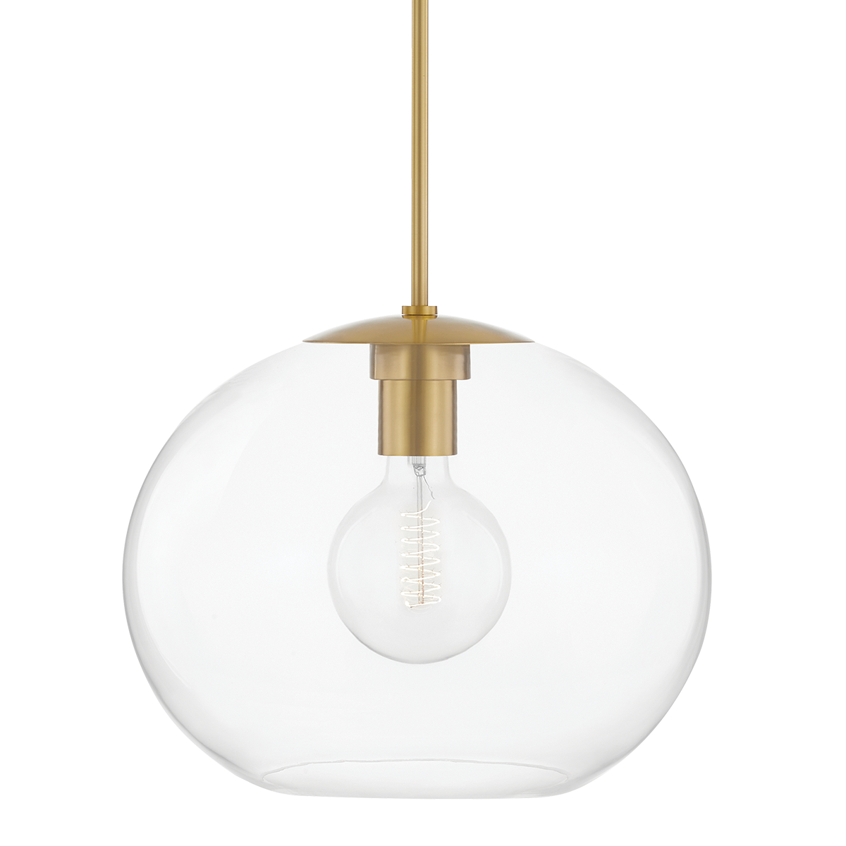 Margot X-Large Pendant - 1-Light - Aged Brass - Mitzi H270701XL-AGB