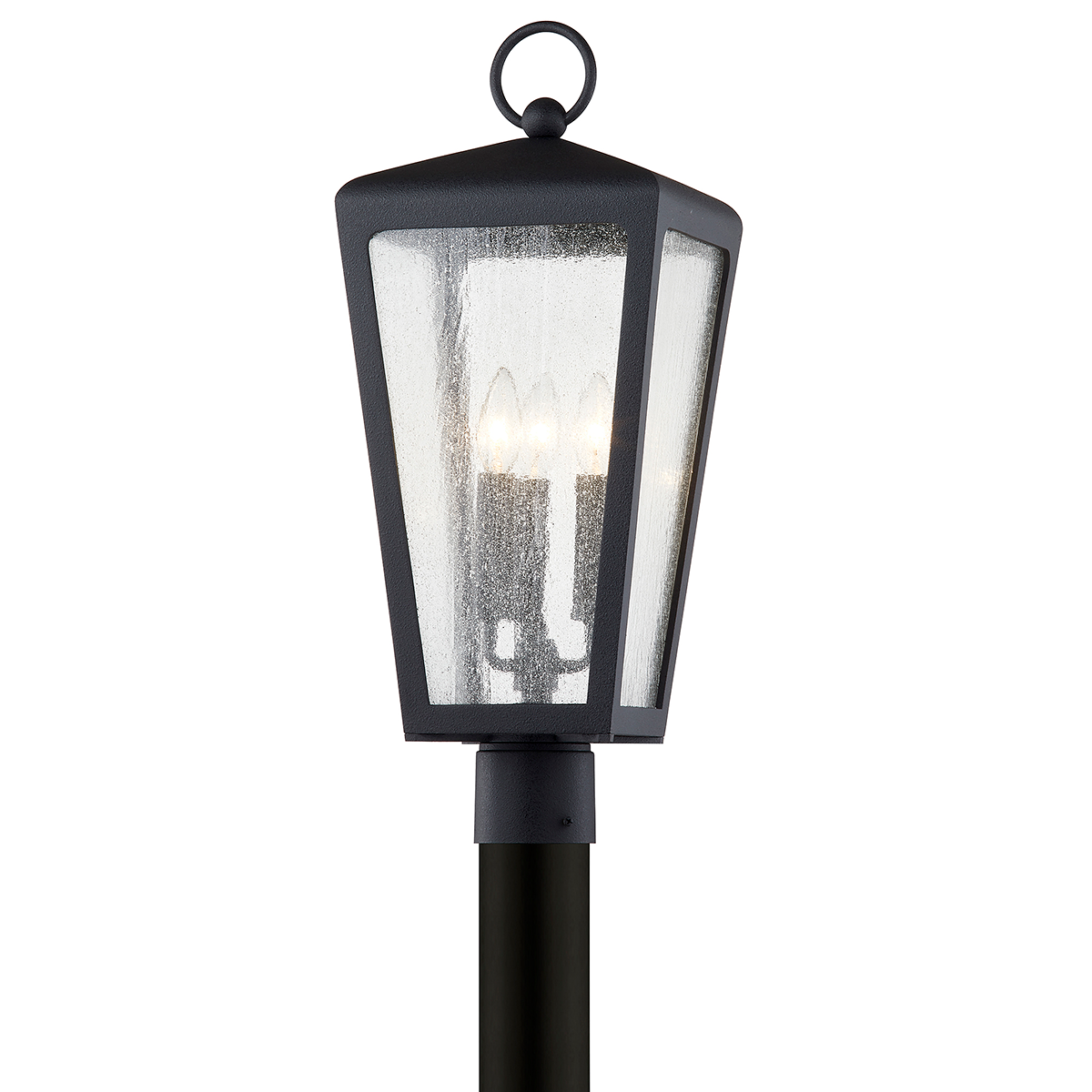 Mariden Post - 3-Light - Textured Iron - Troy Lighting P7605-TRN