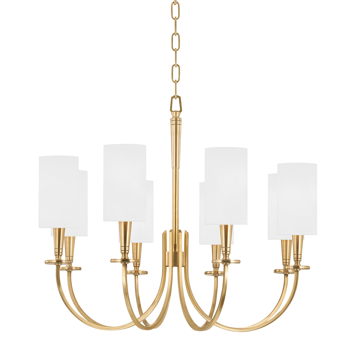 Mason Chandelier - 8-Light - Aged Brass by Hudson Valley Lighting