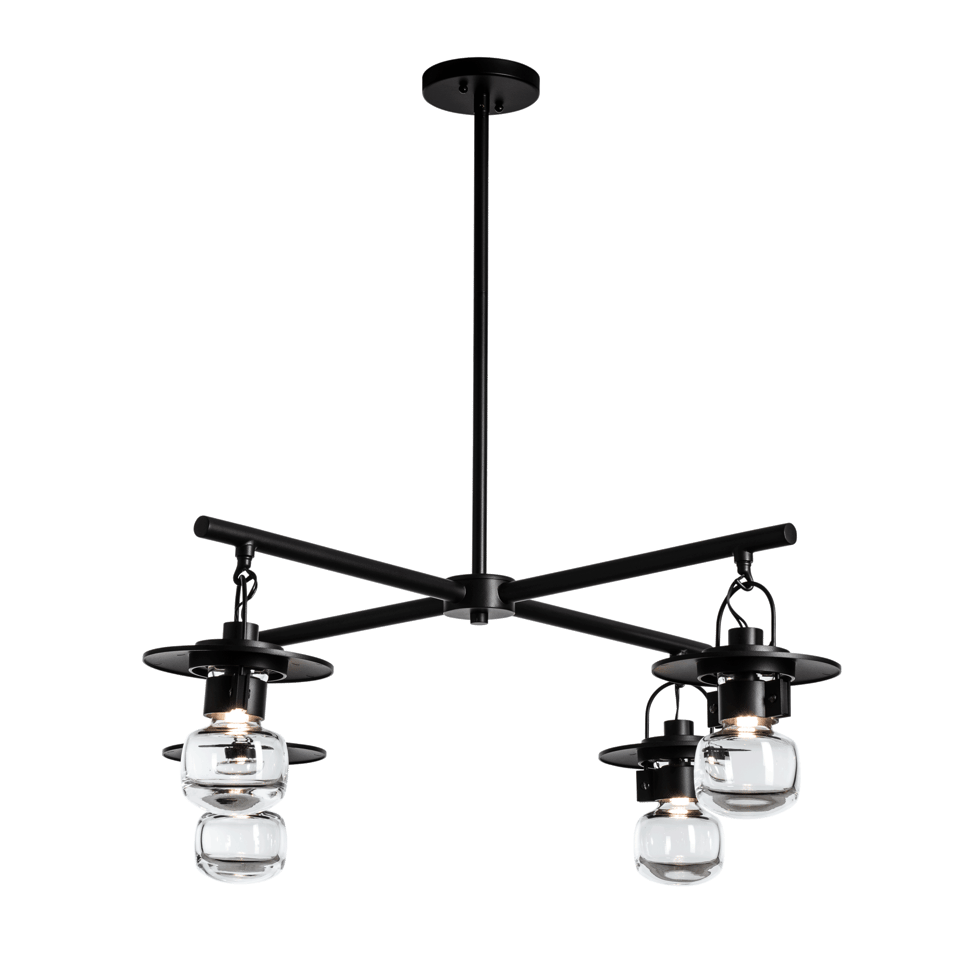 Mason Outdoor 4-Light Pendant - Coastal Black by Hubbardton Forge