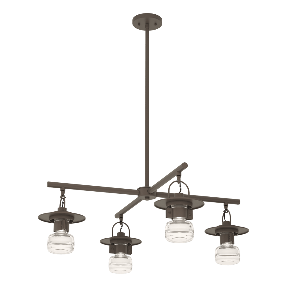 Mason Outdoor 4-Light Pendant - Coastal Dark Smoke by Hubbardton Forge