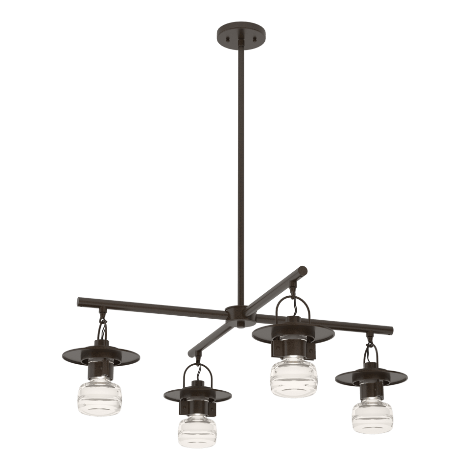 Mason Outdoor 4-Light Pendant - Oil Rubbed Bronze by Hubbardton Forge