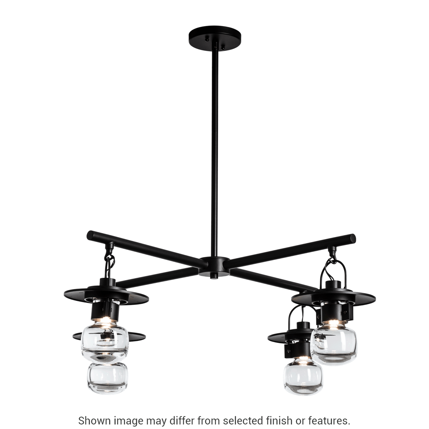 Mason Outdoor 4-Light Pendant - White by Hubbardton Forge