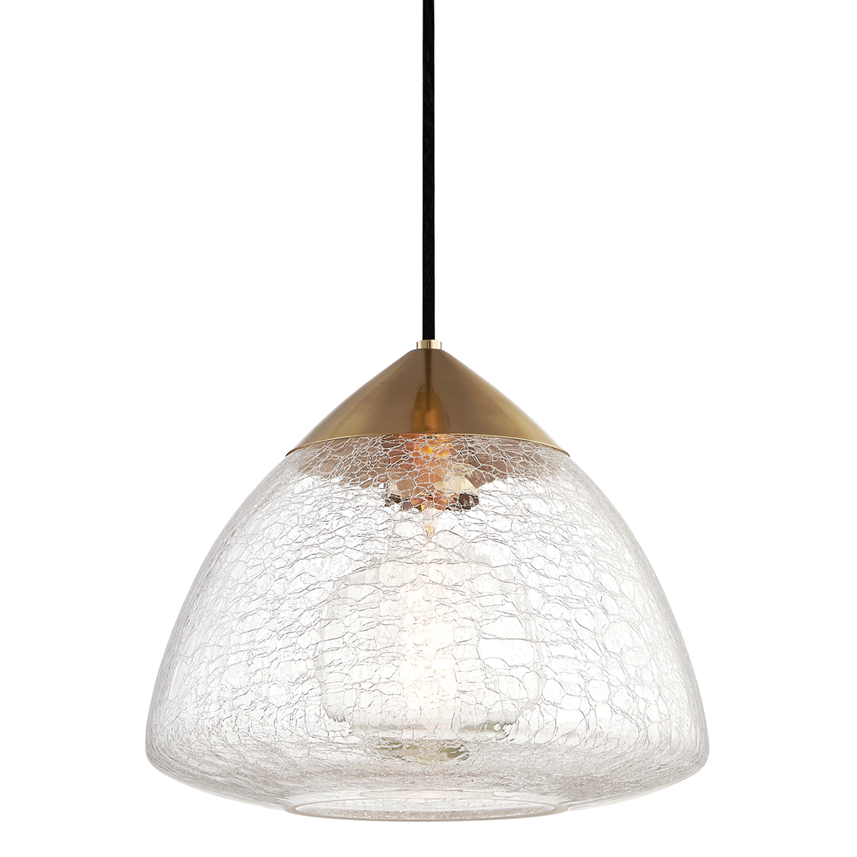 Maya Large Pendant - 1-Light - Aged Brass - Mitzi H216701L-AGB
