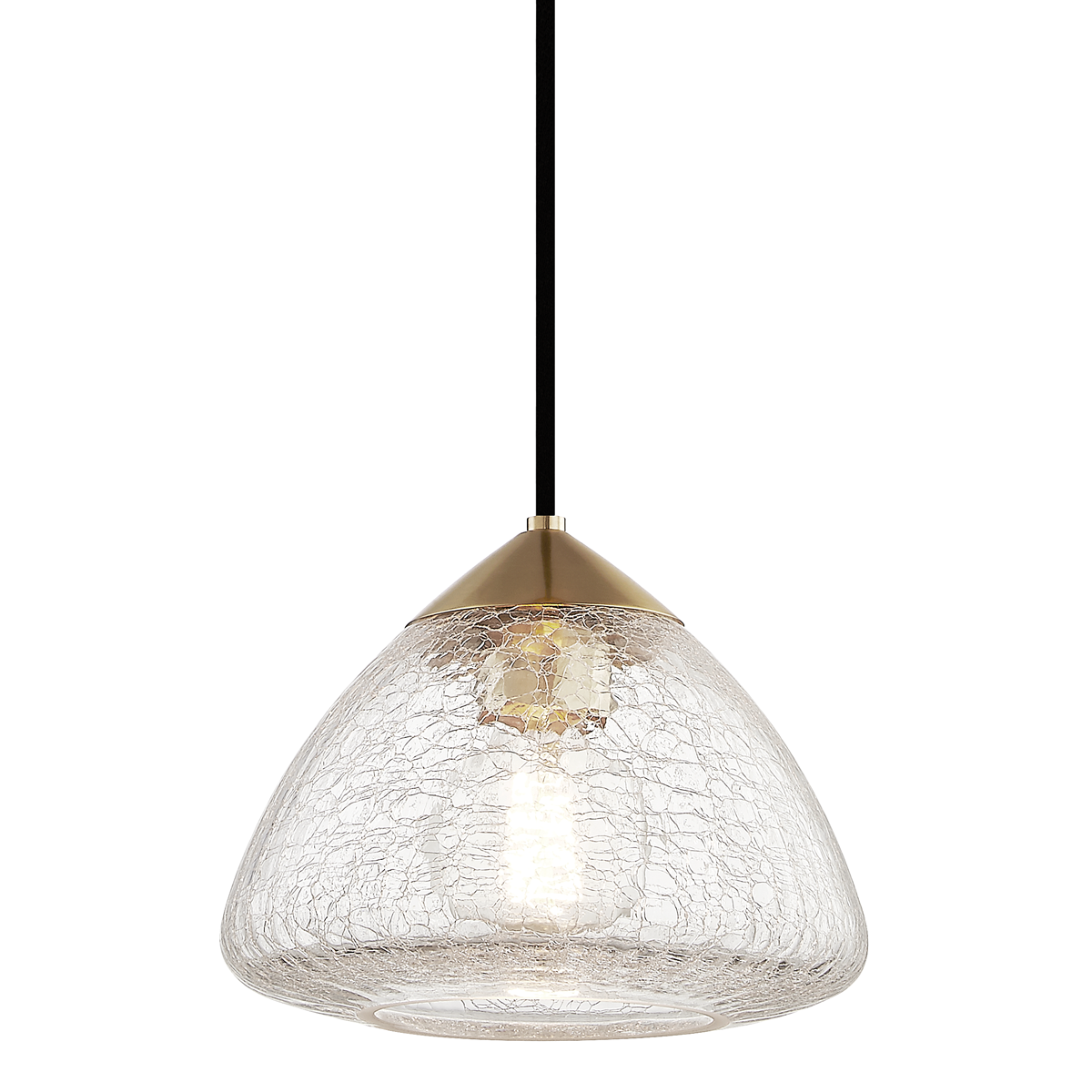 Maya Small Pendant - 1-Light - Aged Brass - Mitzi H216701S-AGB
