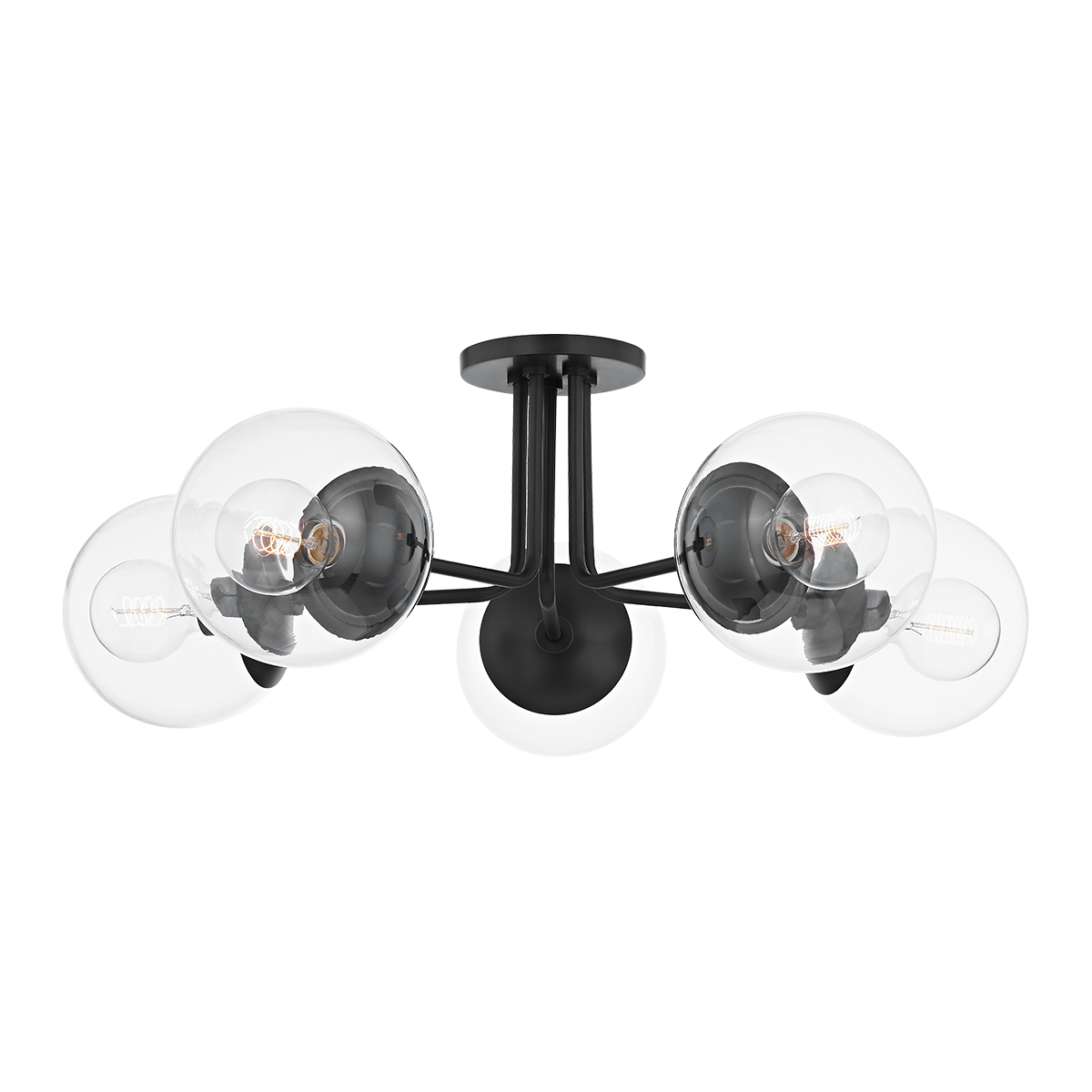 Meadow Semi Flush - 5-Light - Old Bronze - Mitzi H503605-OB