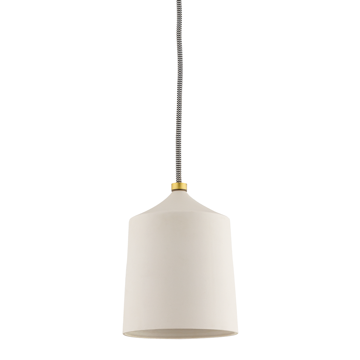 Megan Pendant - 1-Light - Aged Brass/Matte White - Mitzi H339701-AGB/MW