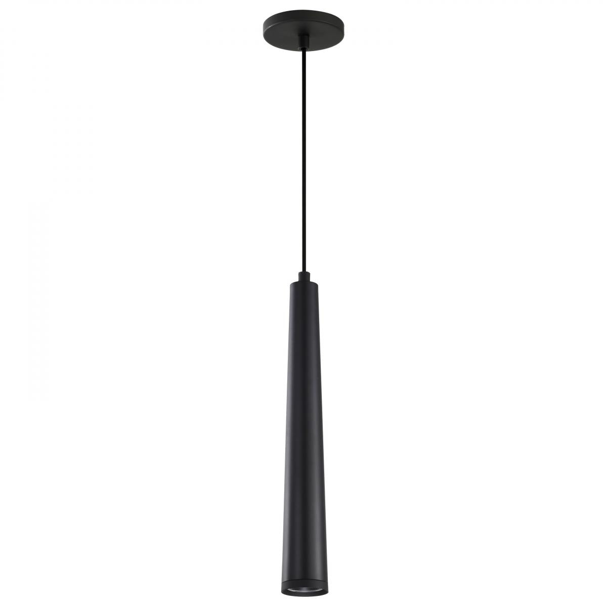 Melrose - 12 Watt - 16" - LED Pendant - Matte Black Finish - Satco 62-826