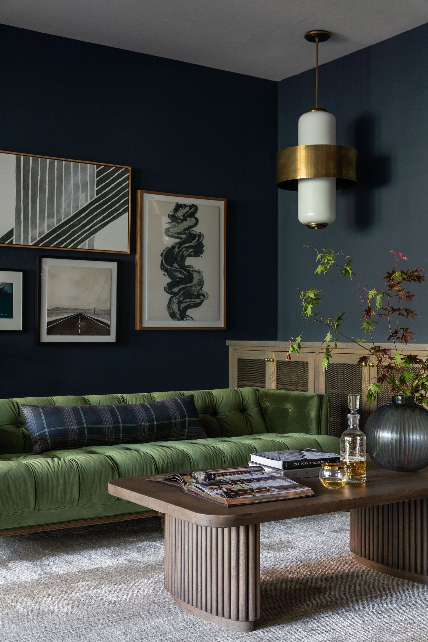 Melrose Large Pendant by Corbett Lighting
