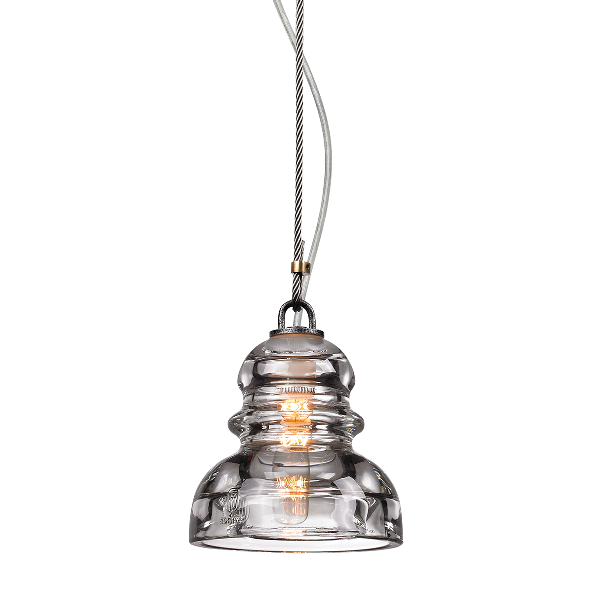 Menlo Park Pendant - 1-Light - Old Silver - Troy Lighting F3132-OS