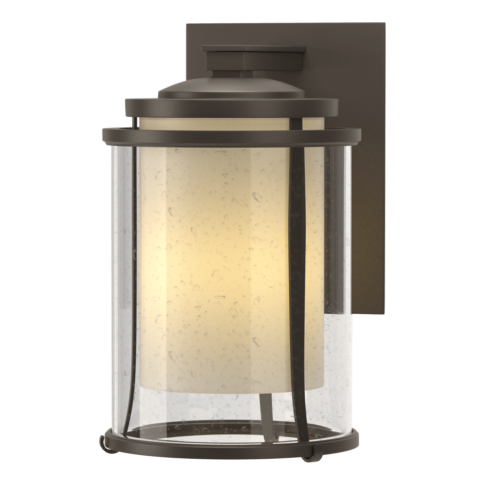 Meridian Large Outdoor Sconce - Coastal Dark Smoke by Hubbardton Forge