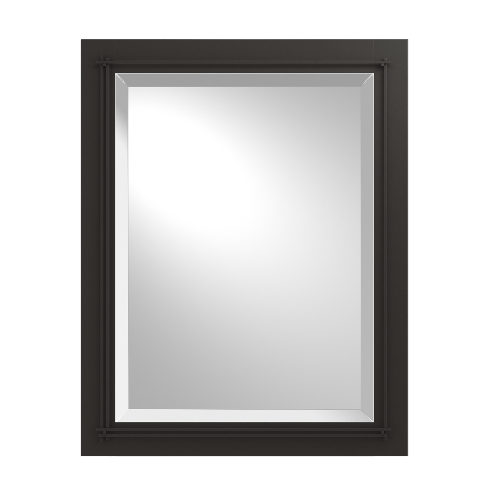 Metra Beveled Mirror - Dark Smoke by Hubbardton Forge