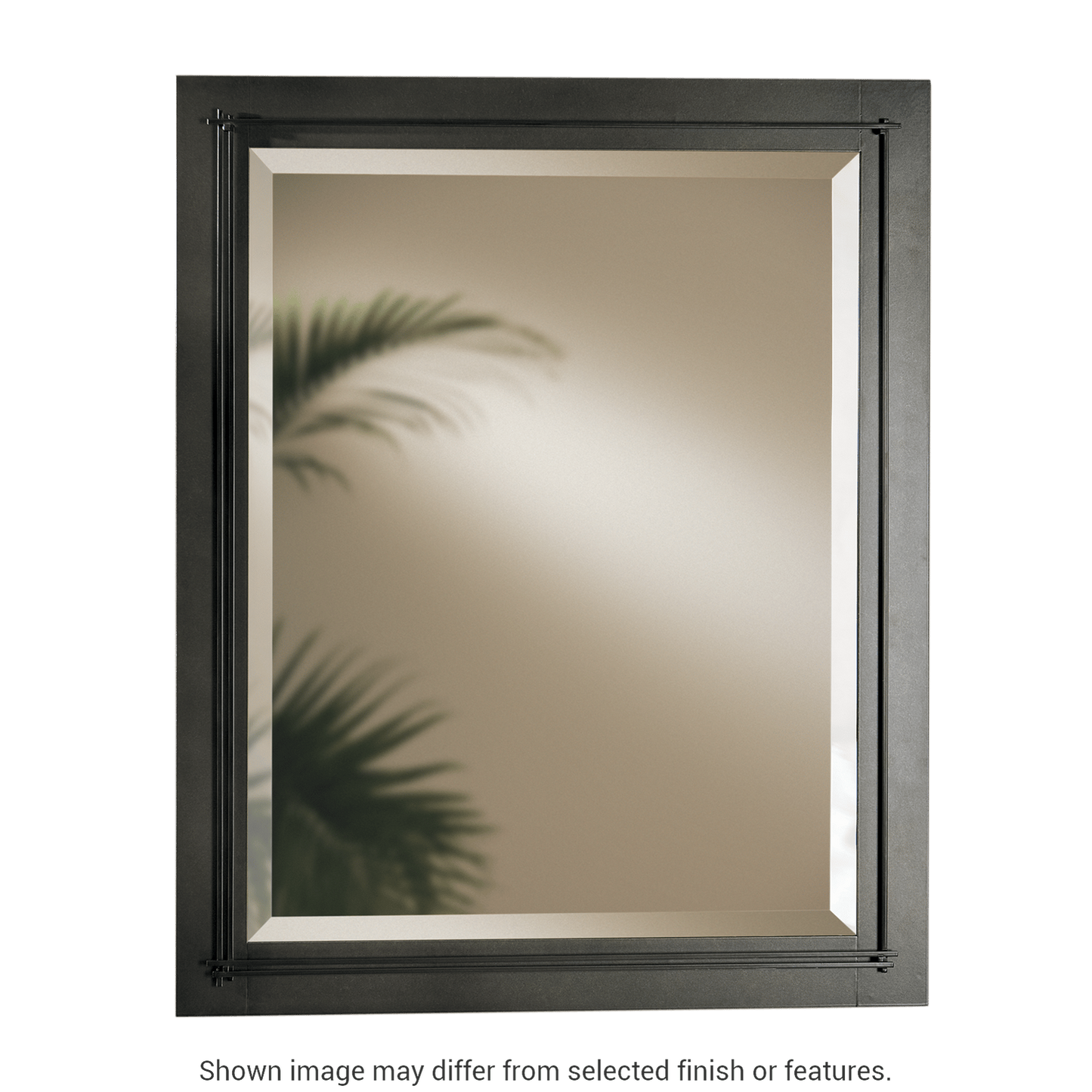 Metra Large Beveled Mirror - White by Hubbardton Forge