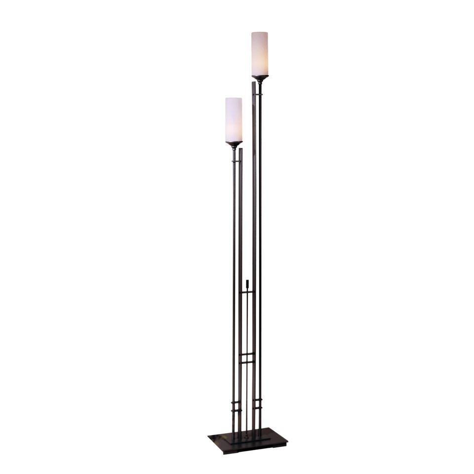 Metra Twin Tall Floor Lamp - Natural Iron by Hubbardton Forge