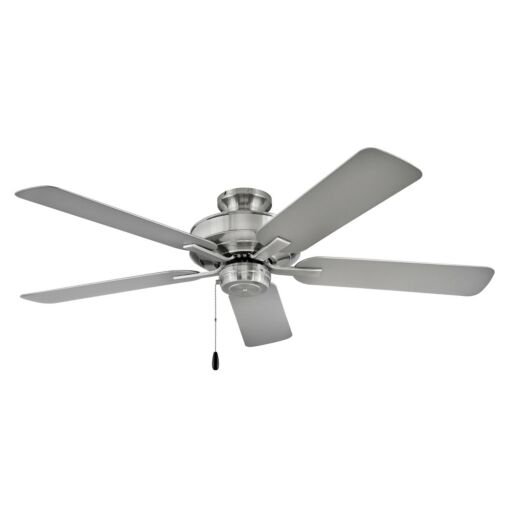 Metro 52" Fan - Brushed Nickel - Matte Black Blades by Hinkley Lighting