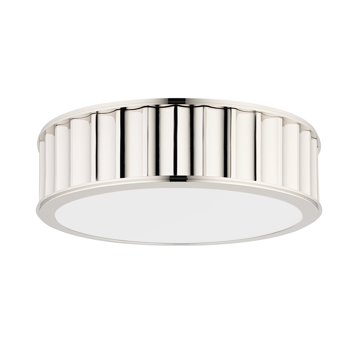 Middlebury Flush Mount - 2-Light - Polished Nickel by Hudson Valley Lighting