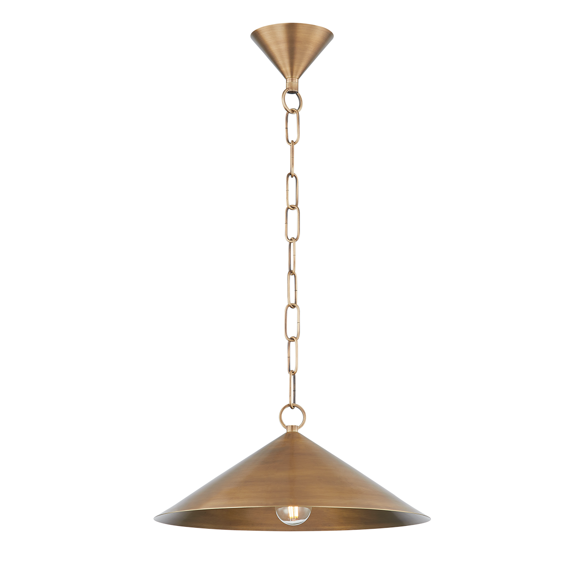 Midvale Pendant - 1-Light - Patina Brass - Troy Lighting F1915-PBR