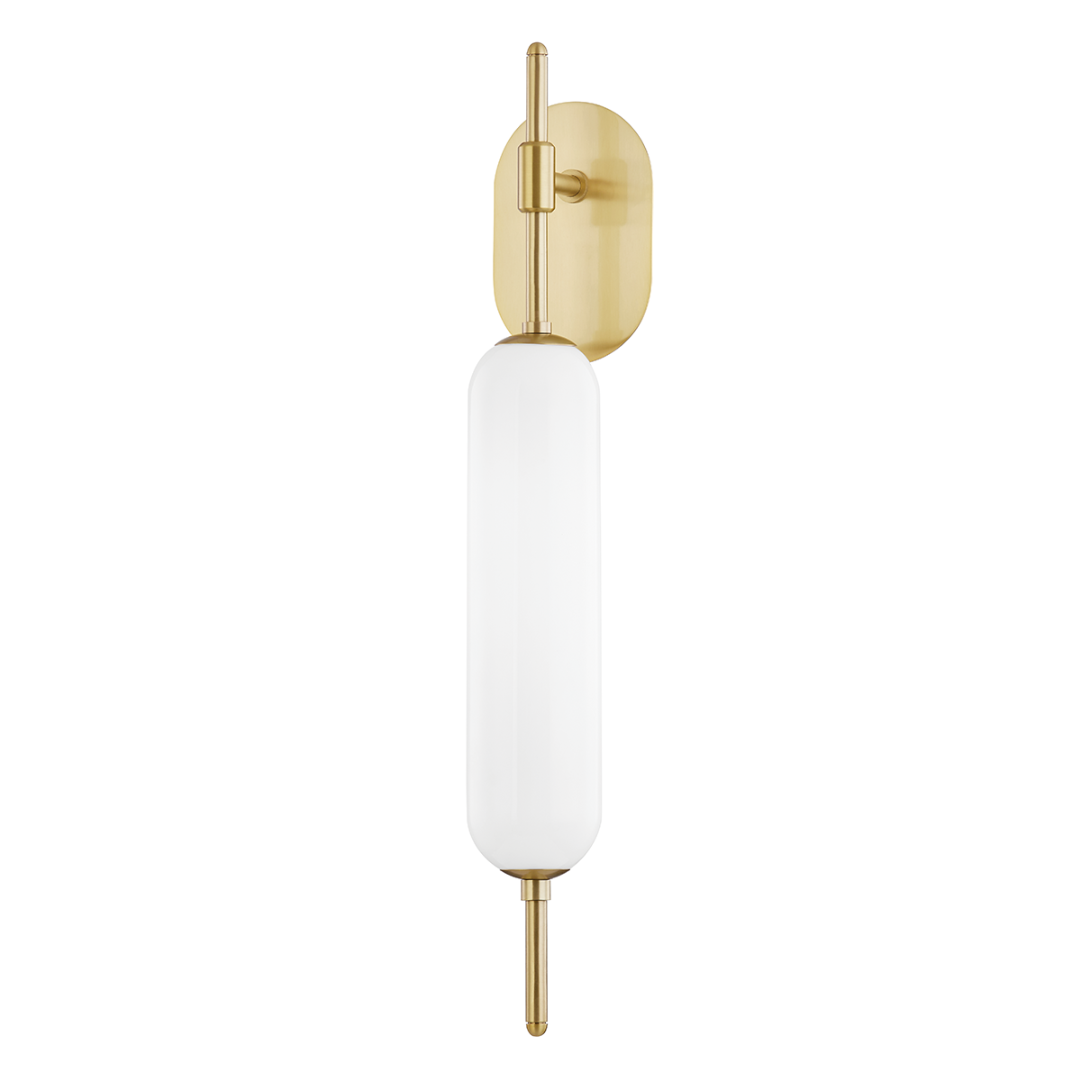 Miley Wall Sconce - 1-Light - Aged Brass - Mitzi H373101-AGB