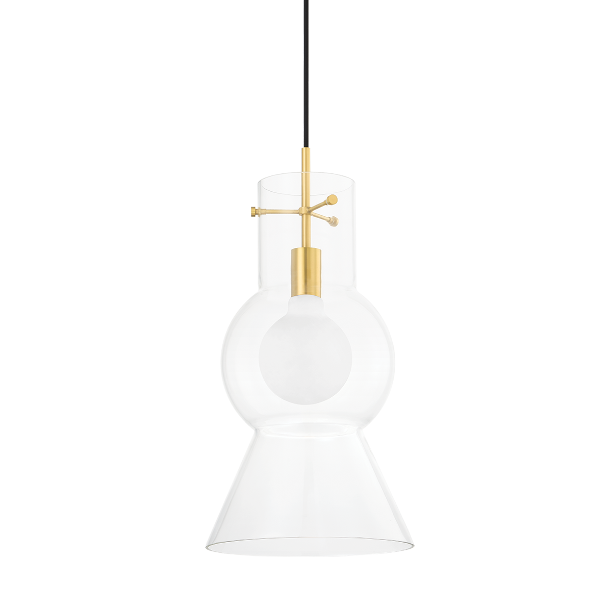Mirabel Large Pendant - 1-Light - Aged Brass - Mitzi H702701L-AGB