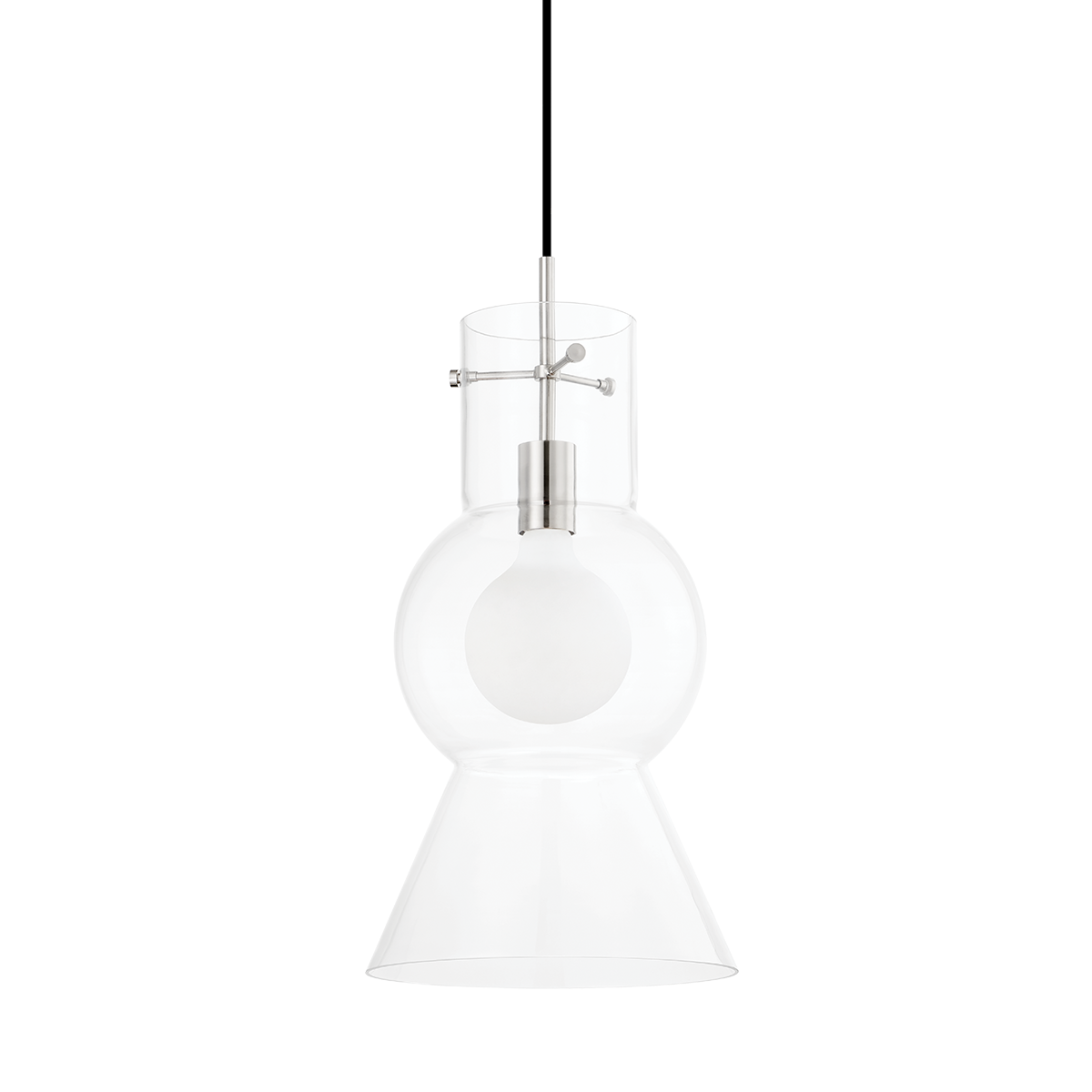 Mirabel Large Pendant - 1-Light - Polished Nickel - Mitzi H702701L-PN