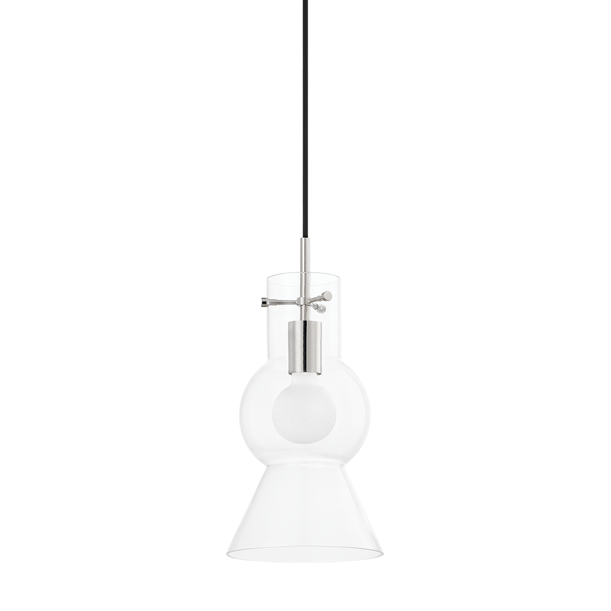 Mirabel Small Pendant - 1-Light - Polished Nickel - Mitzi H702701S-PN