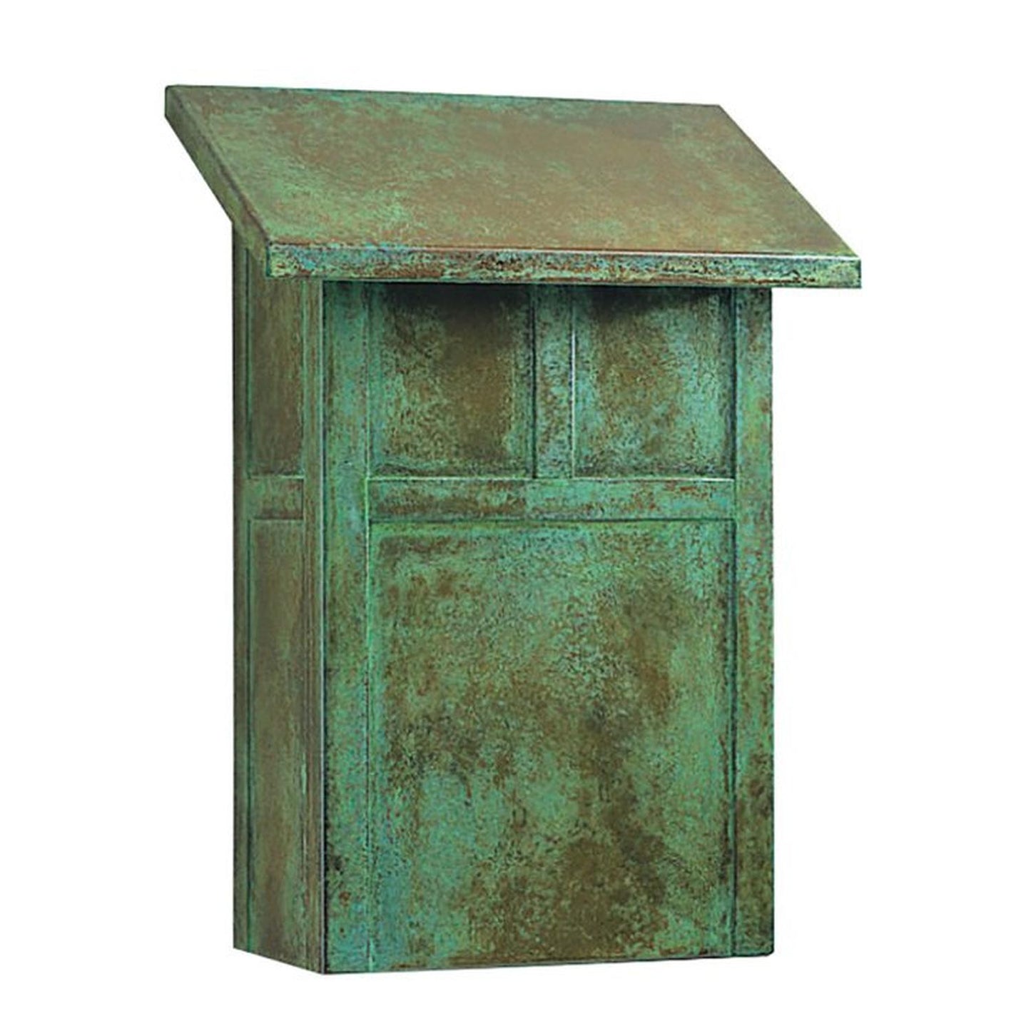 Mission Mail Box - MMB-VP - Verdigris Patina by Arroyo Craftsman