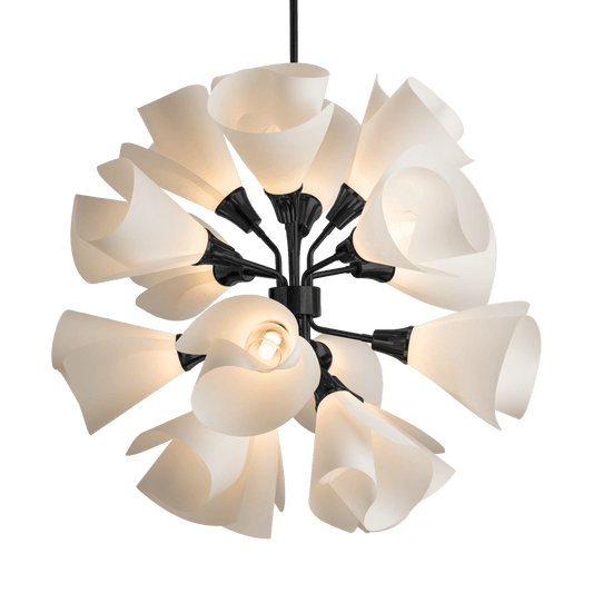 Mobius 16-Light Orb Pendant - Black by Hubbardton Forge