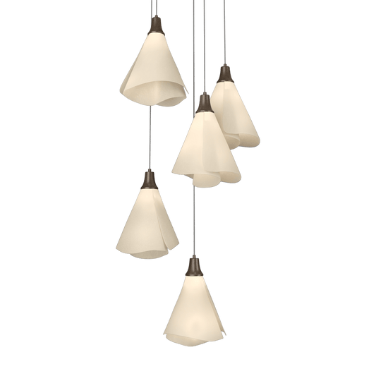 Mobius 5-Light Pendant - Bronze by Hubbardton Forge