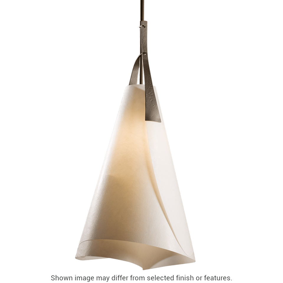 Mobius Tall Pendant - White by Hubbardton Forge