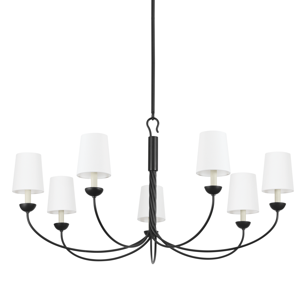 Montpelier Chandelier - 7-Light - Aged Iron by Hudson Valley Lighting