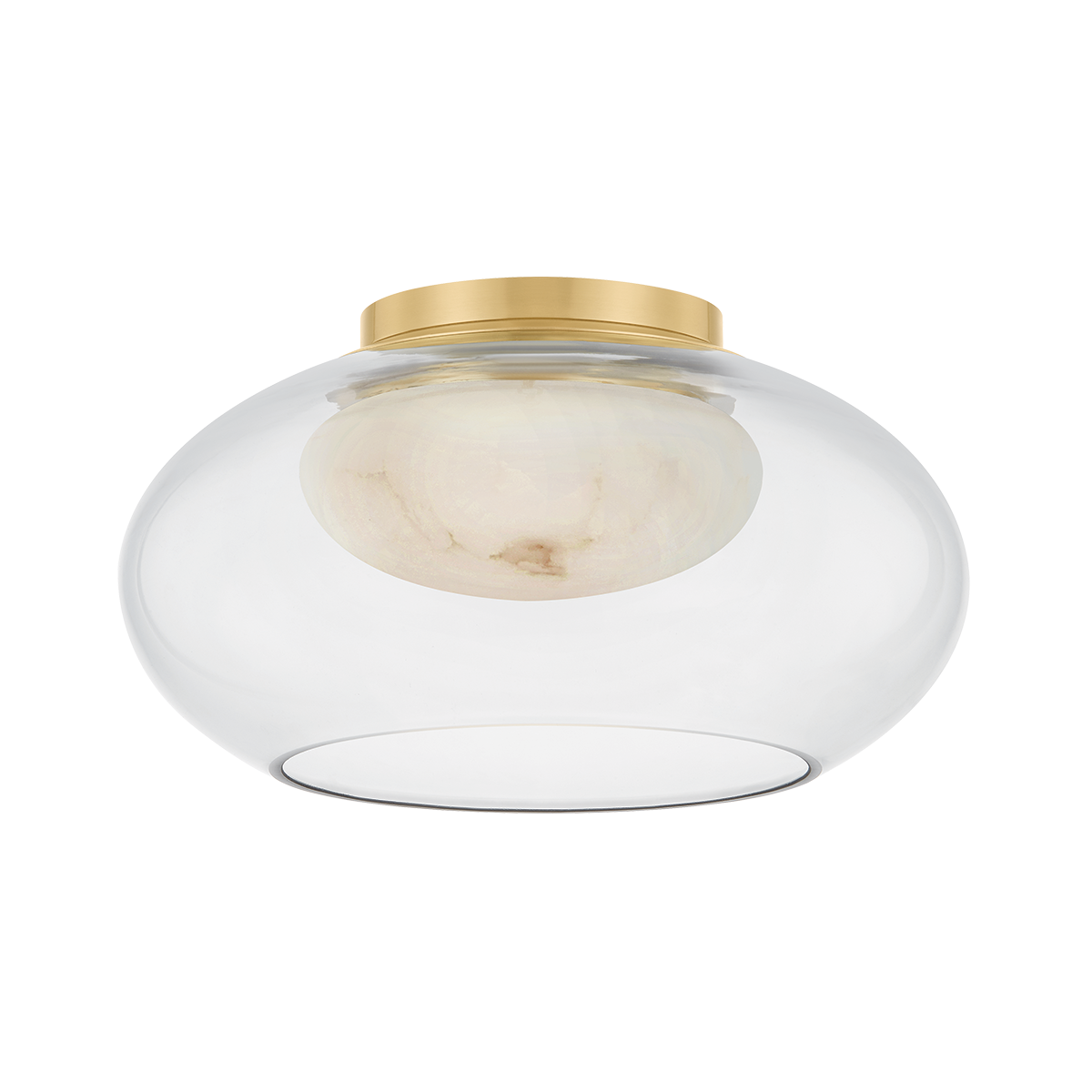 Moore Flush Mount - Aged Brass by Hudson Valley Lighting