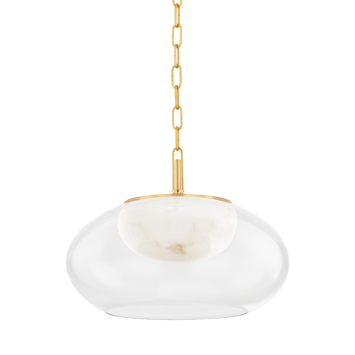 Moore Large Pendant - Aged Brass by Hudson Valley Lighting