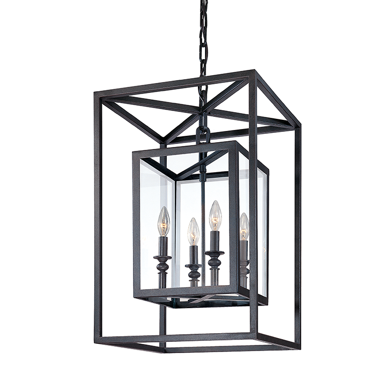 Morgan Lantern - 4-Light - Matte Black - Troy Lighting F9994-MB