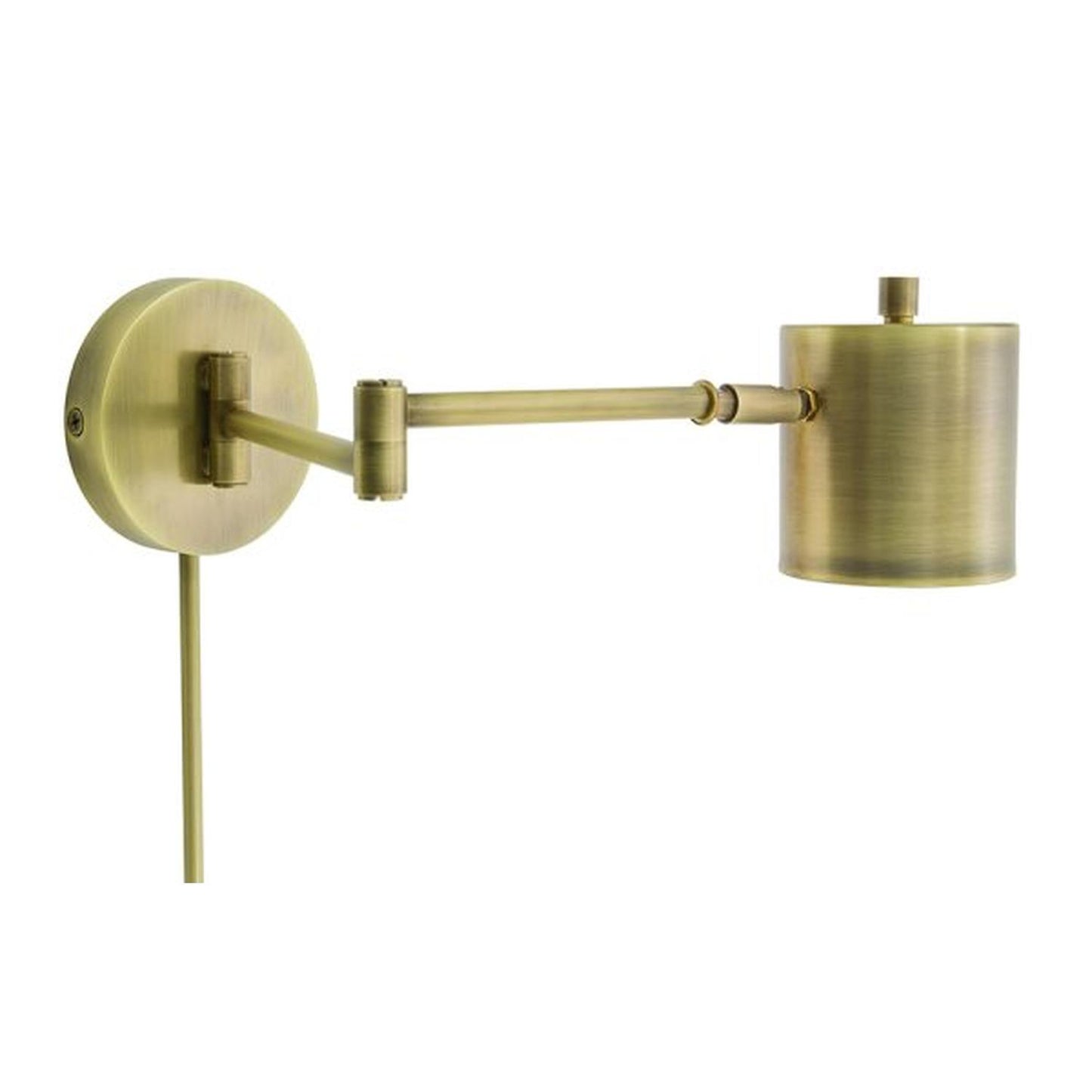 Morris Wall Swing Lamp - MO275-AB - Antique Brass by House of Troy